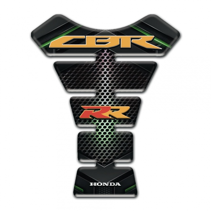 Honda Tank Pad Motorbike Green Shadow Effect RR Edition 