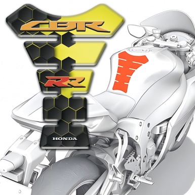 Honda Tank Guard Pads Unique Colorful Design RR Edition 