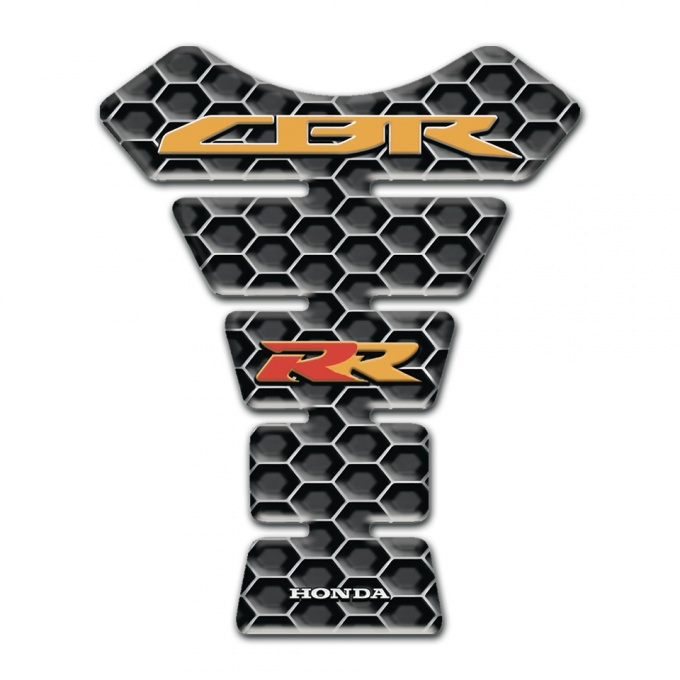 Honda Tank Pad Protector Steel Honeycomb base effect CBR RR Logo 