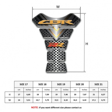 Honda Tank Guard Pads Stylish Model CBR RR Style 