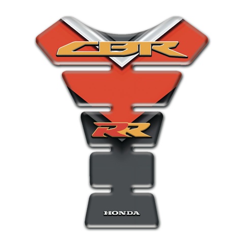 Honda Tank Protector Orange Grey Colors Base CBR RR edition 