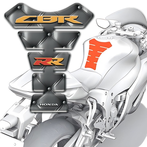Honda Tank Fuse Grey Leather Effect RR Style 