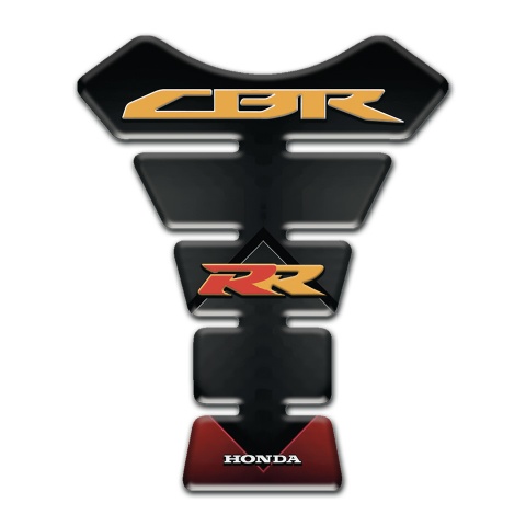 Honda Tank Protector Clear Black red Base Style RR Edition 