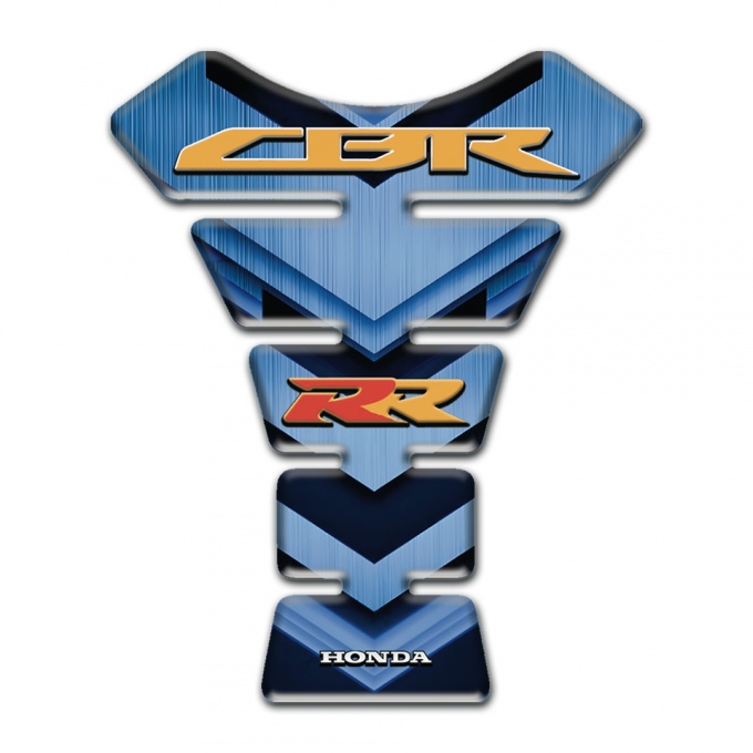 Honda Tank Pad Protector Navy Blue Elements Style CBR RR Logo 