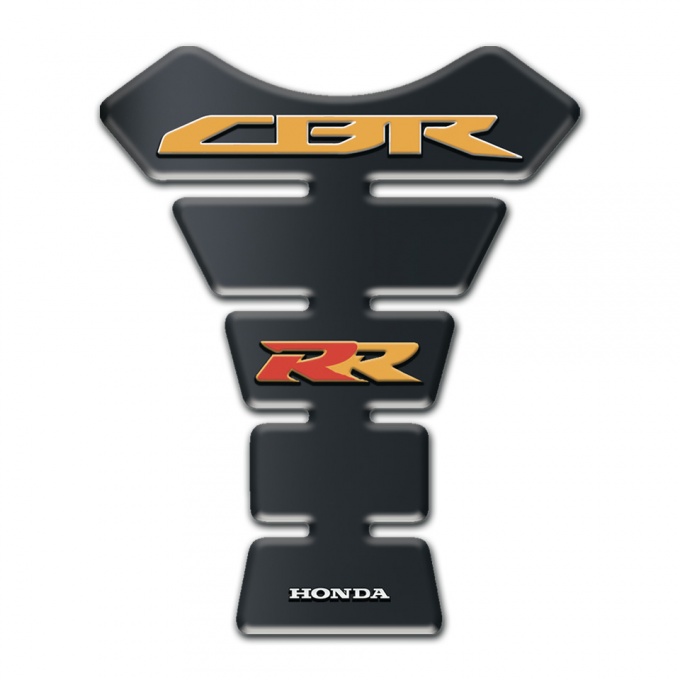 Honda Tank Pad Motorbikev Graphite base CBR RR logo 