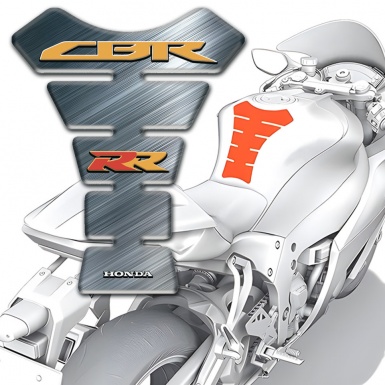 Honda Tank Guard Pads Matte Surface Base CBR RR Logo 