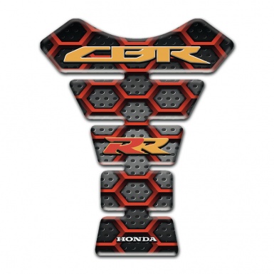 Honda Tank Pad Protector Hexa Figures design CBR RR Logo 