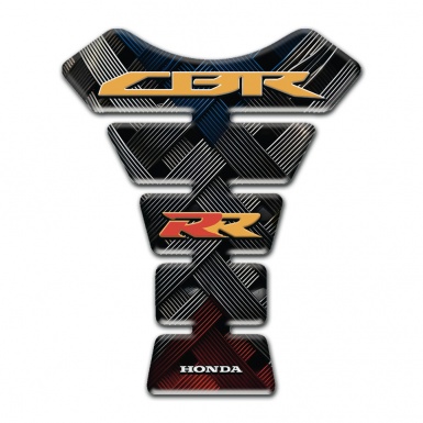Honda Tank Pad Motorbike Crossed Belts Effect CBR RR logo 