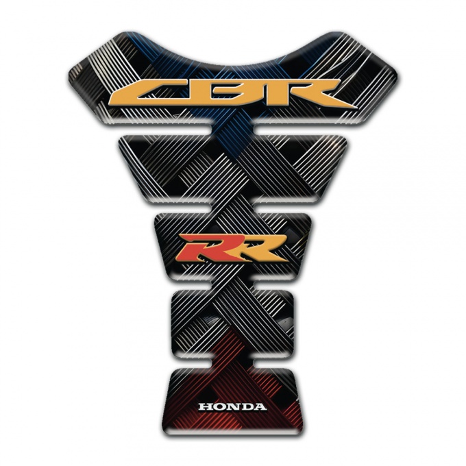 Honda Tank Pad Motorbike Crossed Belts Effect CBR RR logo 