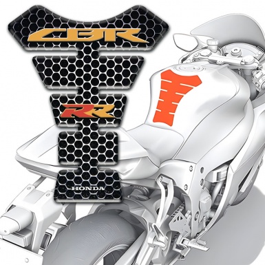 Honda Tank Protector CBR RR logo Perforated Steel Model 