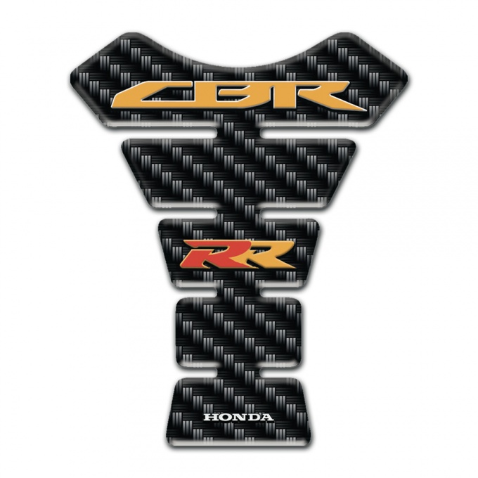 Honda Tank Pad Protector Black carbon Style Base RR Edition 