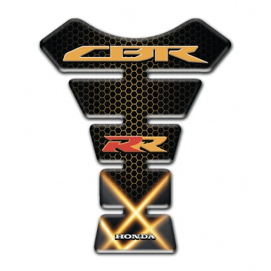 Honda Tank Guard Pads Orange Lights Design RR Style 