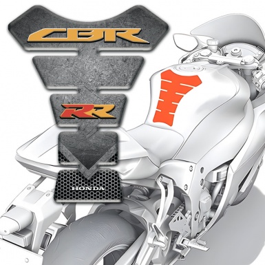 Honda Tank Pad Motorbike Scratched Plate Effect Base RR Edition 