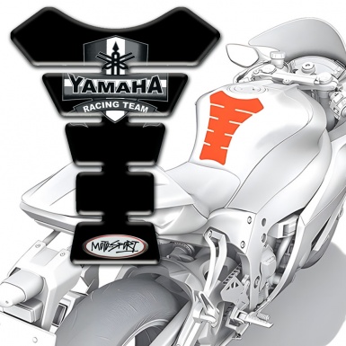 Yamaha Tank Protector Black Stylish Design 