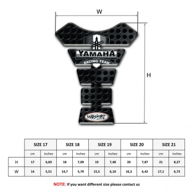Yamaha Tank Protector Perforated Base Style 