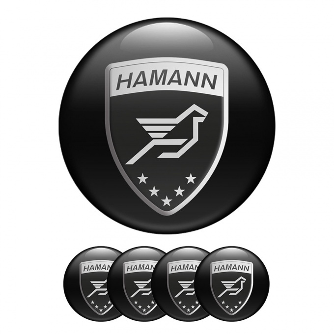 Hamann Center Hub Dome Stickers Modern Badge