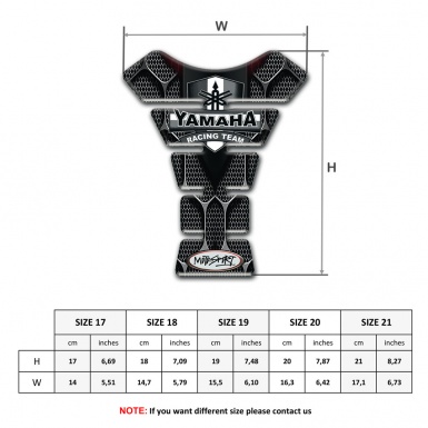 Yamaha Tank Pad Protector 3D Design Model 