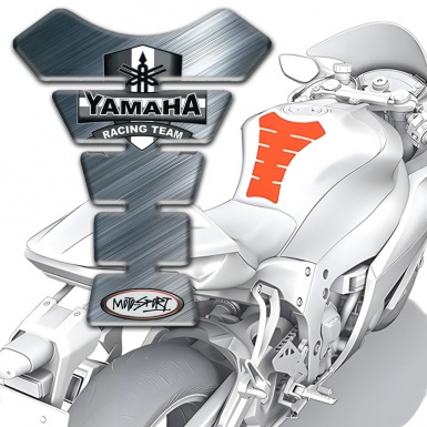 Yamaha Tank Fuse Polished Metal Effect Design 