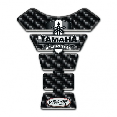 Yamaha Tank Pad Protector Black carbon Design 
