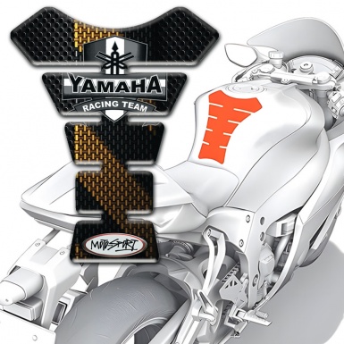Yamaha Tank Fuse Brown band Design 