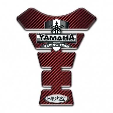 Yamaha  Tank Protector Red Carbon Moto Sport Style 