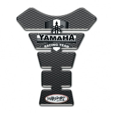 Yamaha Tank Fuse Clear Dark Design Racing Team Logo 