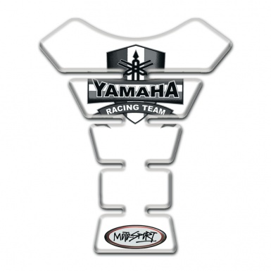 Yamaha Tank Protector White Design racing Team logo 