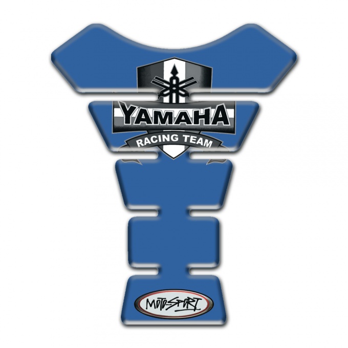 Yamaha Tank Guard Pads Blue Design Moto Sport Style 