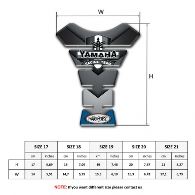 Yamaha Tank Guard Pads High-Quality Anti Slip Sticker 