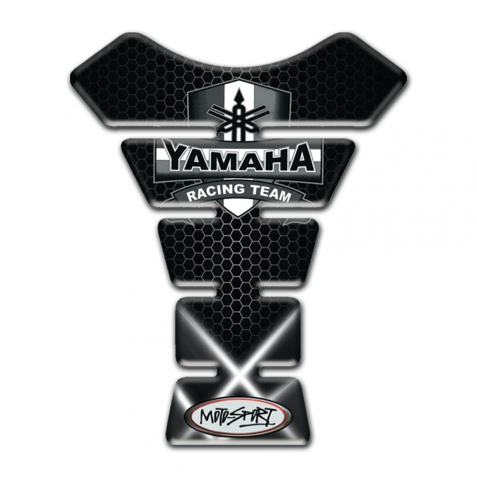 Yamaha Tank Pad Motorbike Crossed Lights Design 