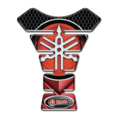 Yamaha Tank Fuse Red Black Base Big logo Style 