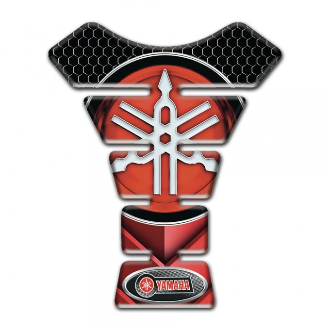 Yamaha Tank Fuse Red Black Base Big logo Style 