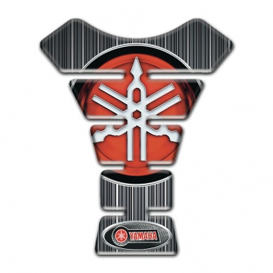 Yamaha Tank Protector Grey Base with White Stripes Design Big Logo Edition 