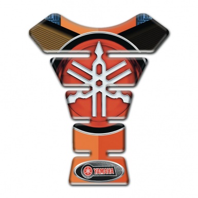 Yamaha Tank Pad Protector Orange Nuances base Design Classic Big Logo 