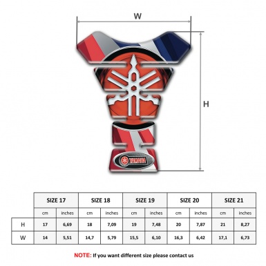 Yamaha Tank Fusev Colorful Base with Pink Motif 