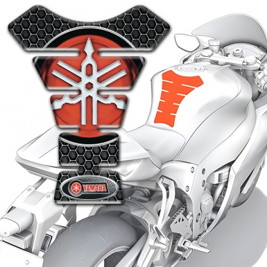 Yamaha Tank Protector Perforated Steel edition Big logo 