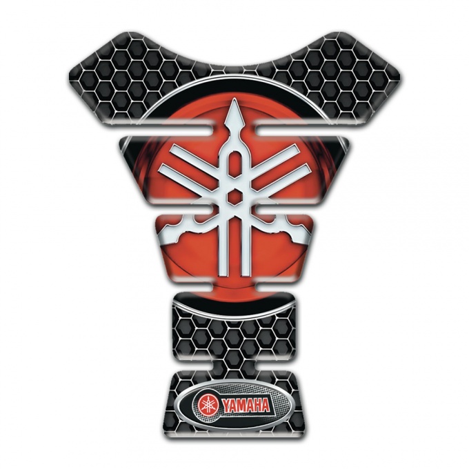 Yamaha Tank Protector Perforated Steel edition Big logo 