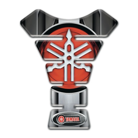 Yamaha Tank Pad Motorbike Metal Center Panel Design Classic Big Logo 