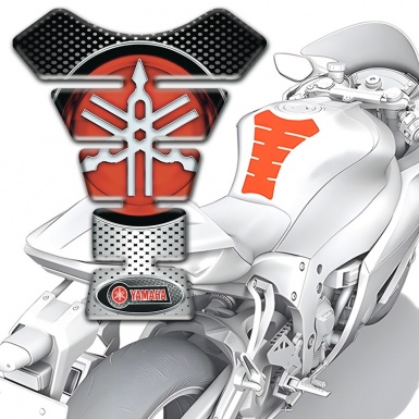 Yamaha Tank Protector Classic Red Logo Anti Slip Sticker 