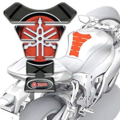 Yamaha Tank Fuse Motorcycle Silicone Sticker High End Design 
