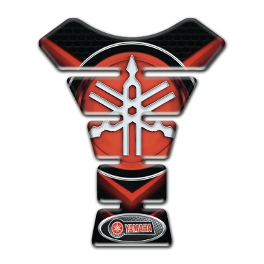 Yamaha Tank Pad Motorbike Red V Shape Lights base Classic Logo Style 
