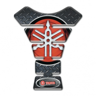Yamaha Tank Pad Motorbike Routh Surface Effect Classic Big Logo