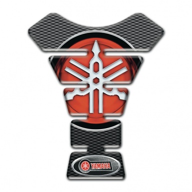 Yamaha Tank Protector Motorcycle Silicone Sticker Big Round Logo Design 