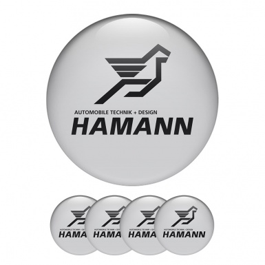 Hamann Wheel Center Caps Emblem Gray Comfort