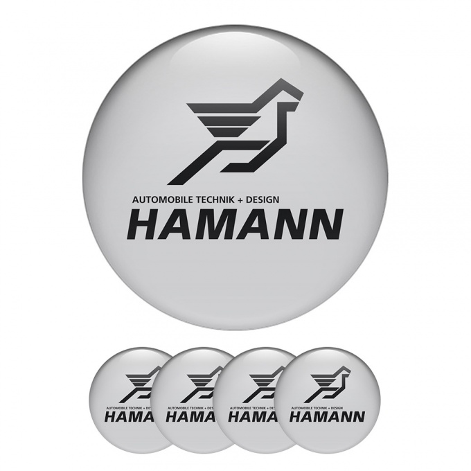Hamann Wheel Center Caps Emblem Gray Comfort