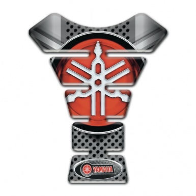 Yamaha Tank Pad Motorbike Perforated Gray surfece edition 