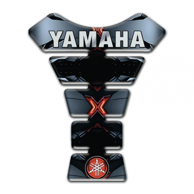 Yamaha Tank Pad Motorbike Fire X base Style Inscription Logo edition 