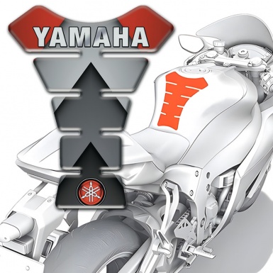 Yamaha Tank Pad Protector Racing Edition Inscription Logo Design 