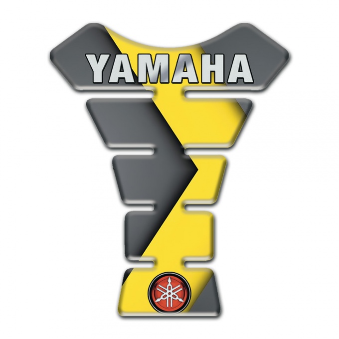 Yamaha Tank Fuse Yellow Gray Decoration Inscription Logo Edition 