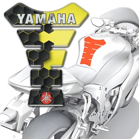 Yamaha Tank Pad Motorbike High End Style Small Logo Design 